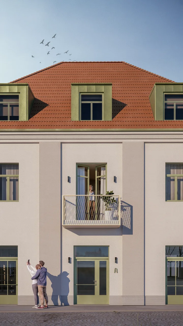 Rezidence Nábřeží - vizualizace